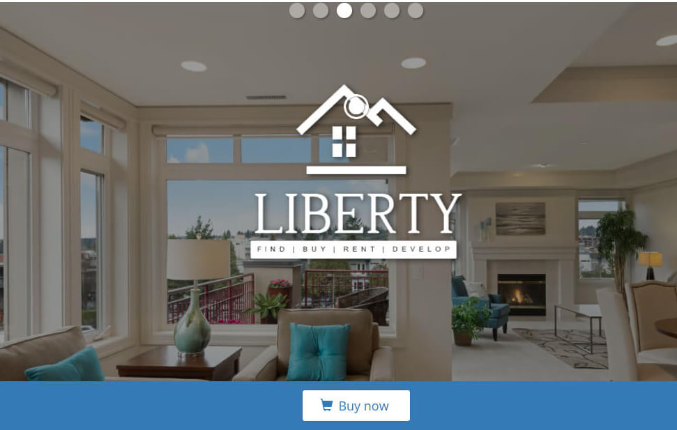 Liberty Branding Option 1 Website Design